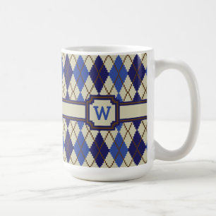 Blueberry Scone Argyle Mug