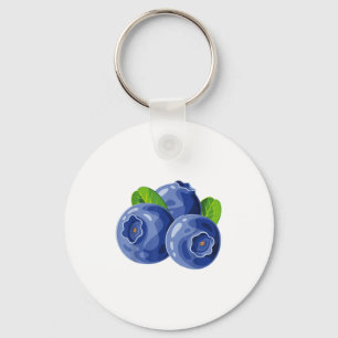 Blueberry Shirt Adult Men Women Kids Blueberry Cos Key Ring