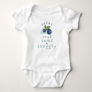 Blueberry Small, Sweet and Snuggly Baby Bodysuit