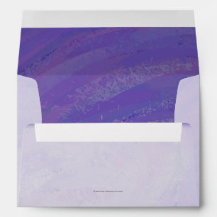 Blueberry Smear and Black Monogram Envelope