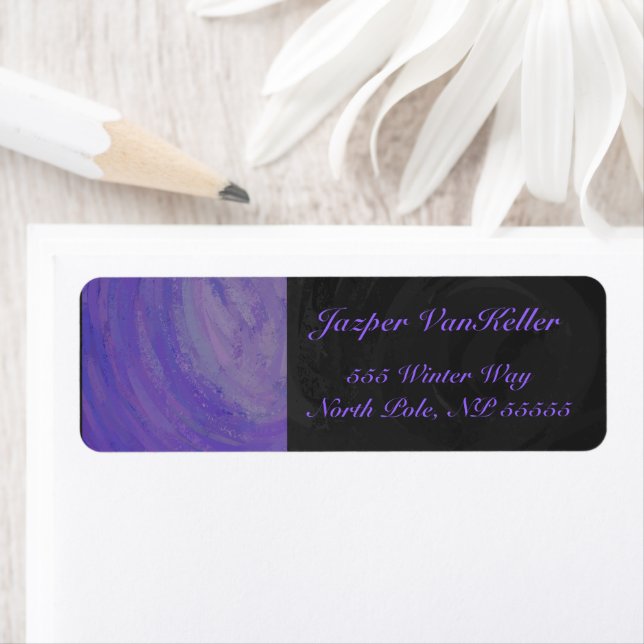 Blueberry Smear Elegant Monogram (Insitu)