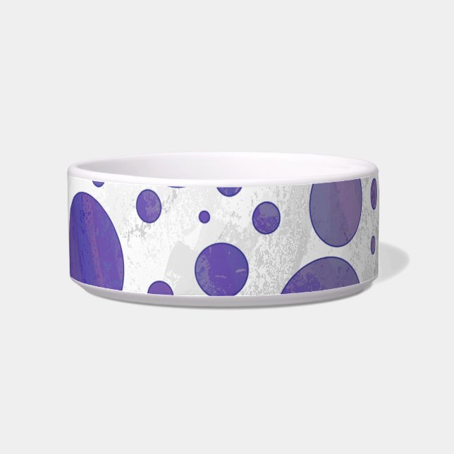 Blueberry Smear Polka Dot Bowl (Right)