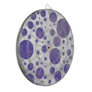 Blueberry Smear Polka Dot Dartboard