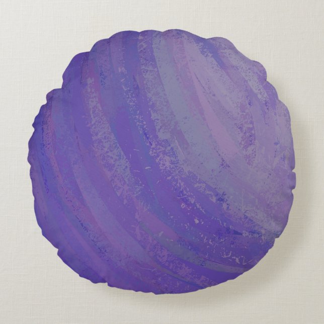 Blueberry Smear Round Cushion (Front)