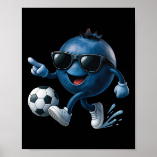 Blueberry Soccer Poster
