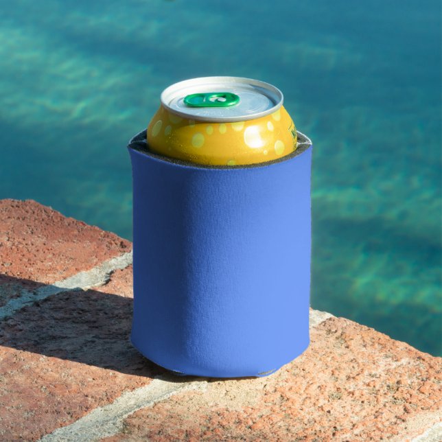 Blueberry Solid Colour Can Cooler (In Situ Pool)