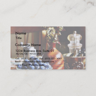 Blueberry Still Life Business Card