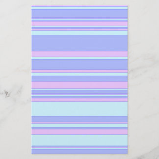 Blueberry Stripe Stationery