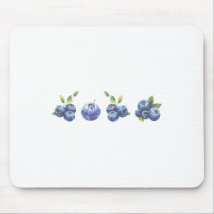 Blueberry Summer Cottagecore Berries Aesthetic Bot Mouse Mat