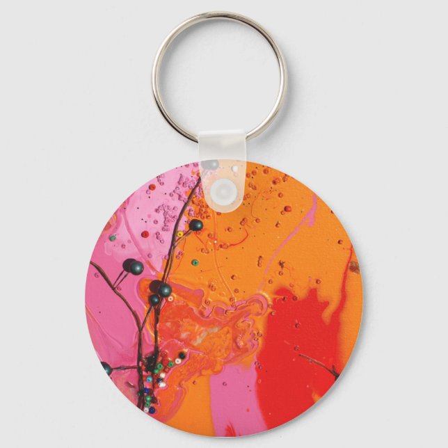 "Blueberry Tree Detail" Key Ring (Front)