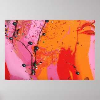 "Blueberry Tree Detail" Poster