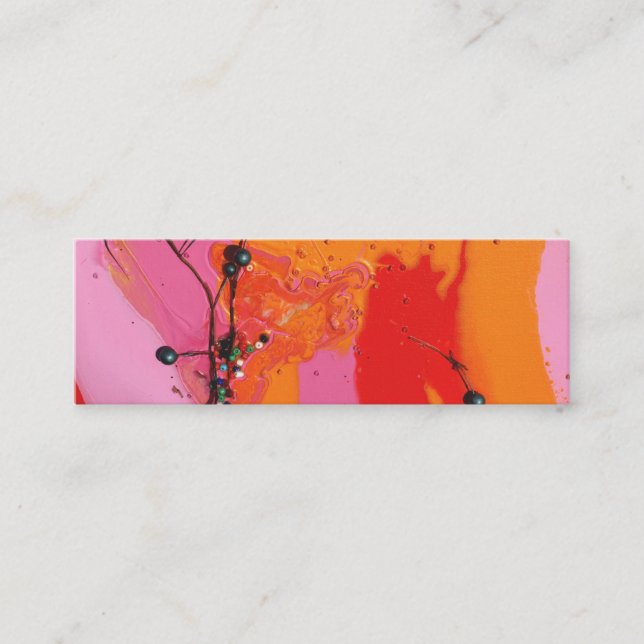 "Blueberry Tree" Mini Business Card (Front)