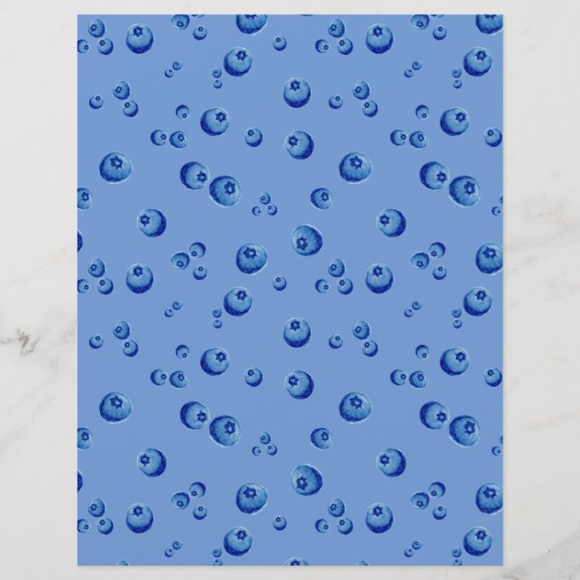Blueberry Watercolor (Front)