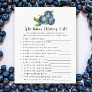 Blueberry - Who knows mummy best