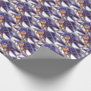 Bluebird Animal Nature Art Pattern Wrapping Paper