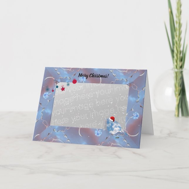 Bluebird at Christmas Template (Front)