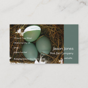Bluebird Eggs times three Business Card