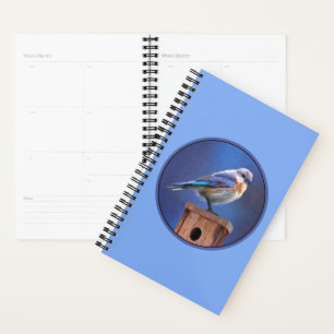 Bluebird (Female) Painting - Original Bird Art Planner