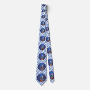 Bluebird (Female) Painting - Original Bird Art Tie
