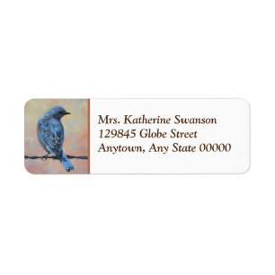 Bluebird Fine Art Return Address Label