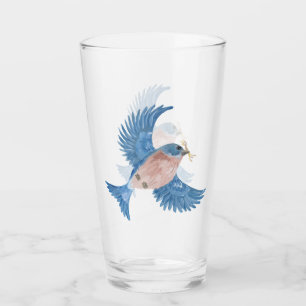 Bluebird Glass Tumbler