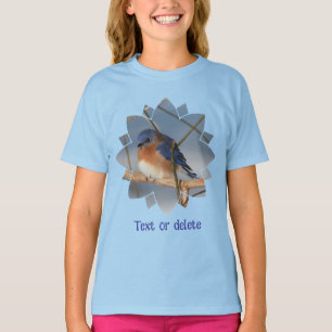 Bluebird In Winter Personalized T-Shirt