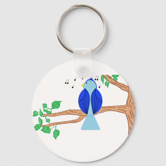 Bluebird Key Ring (Front)