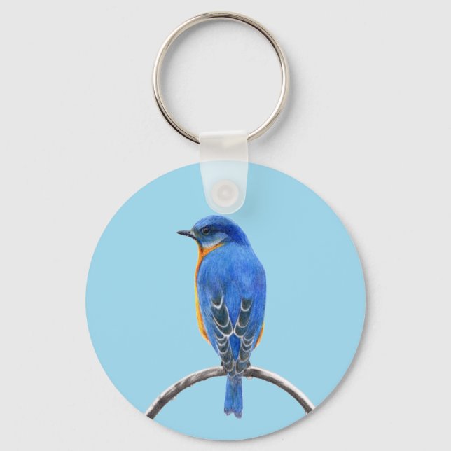 Bluebird Keychain (Front)