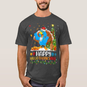 Bluebird Lover Funny Happy Bluebird HelloThanksMas T-Shirt