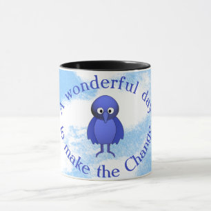 Bluebird Motivation Combo Mug