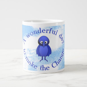 Bluebird Motivation Large Coffee Mug