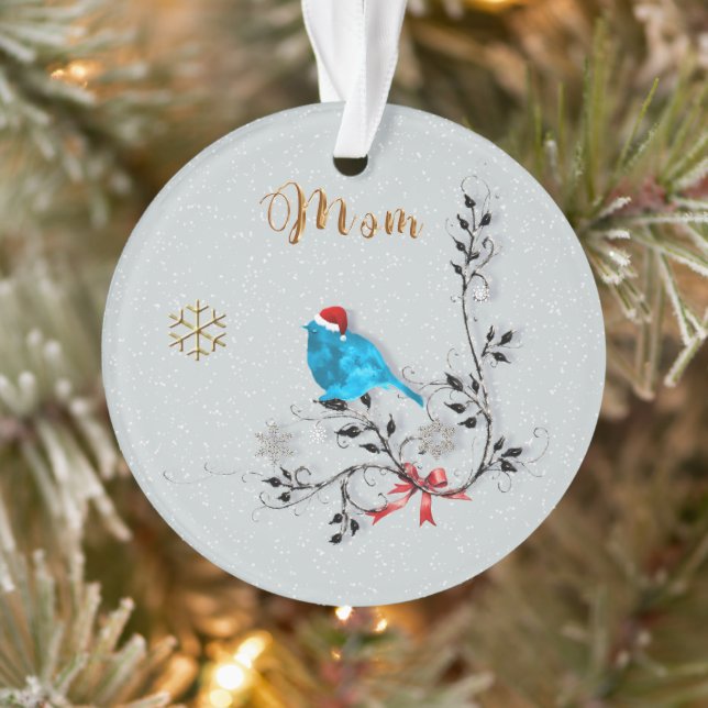 Bluebird  & Mum Ornament (Tree)