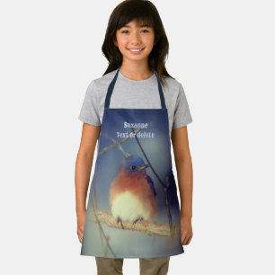 Bluebird Nature Wildlife Personalised Apron