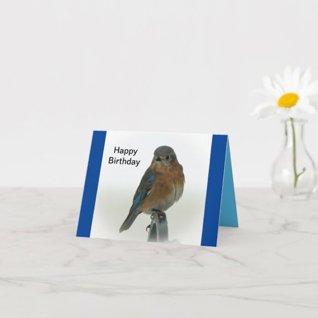 Bluebird of Happiness Card (Small Plant)