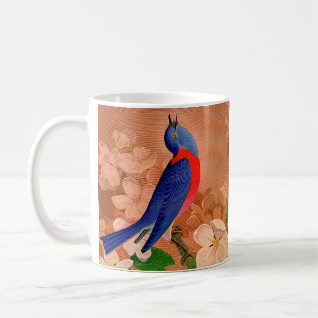 bluebird of happiness coffee mug (Left)