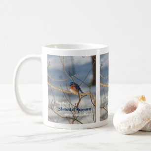 Bluebird Of Happiness Inspirational  Coffee Mug
