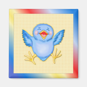 Bluebird of Happiness Magnet