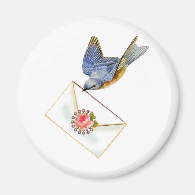 Bluebird of Happiness Magnet (Front)