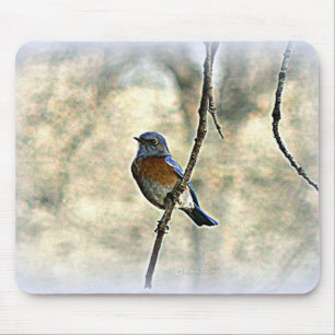 Bluebird of Happiness Mouse Mat