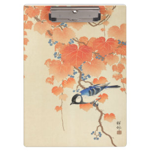 Bluebird on a Paulownia Tree Clipboard