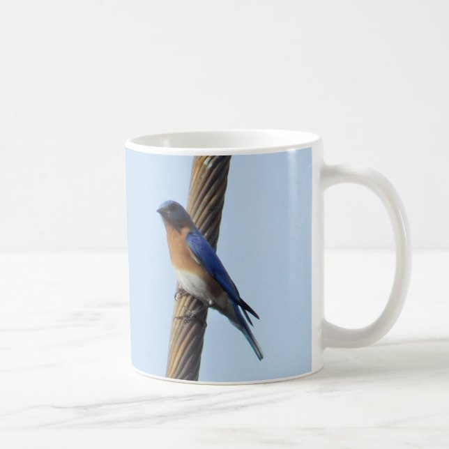 Bluebird on a Wire Mug (Right)