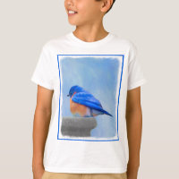 Bluebird Painting - Original Bird Art