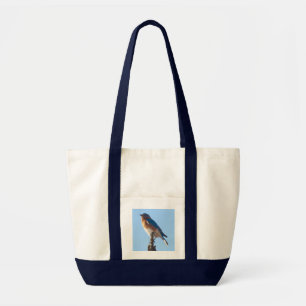 Bluebird Pocket Tote Bag