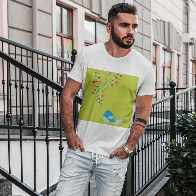 Bluebird Singing It’s A Boy Mens T-Shirt (Creator Uploaded)