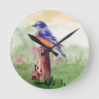 Bluebird Song Wall Clock