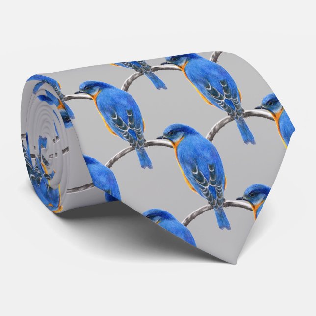Bluebird Tie (Rolled)