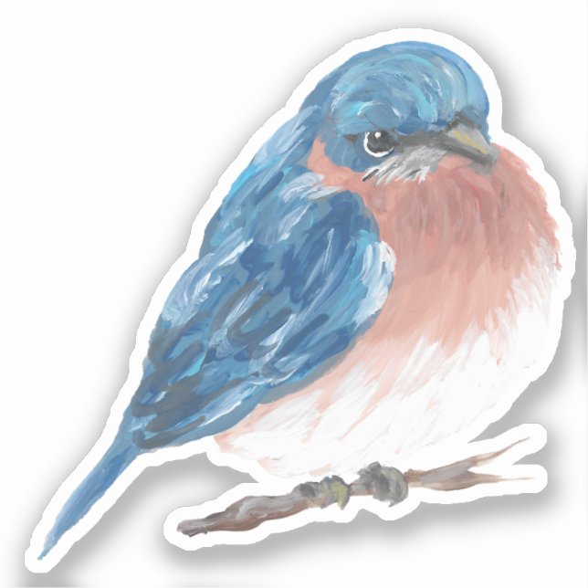 Bluebird Vinyl Sticker (Front)