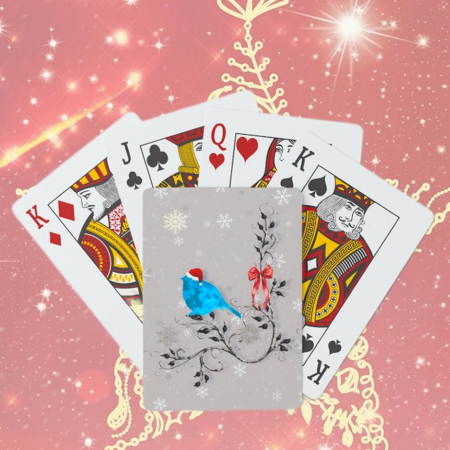 Bluebird Watching a Snowflakes Playing Cards (Creator Uploaded)