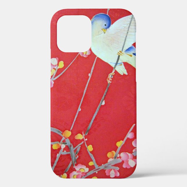 Bluebird with Plum Tree, Japanese Gesign Case-Mate iPhone Case (Back)