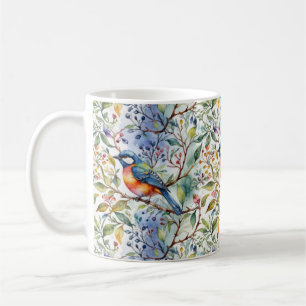 Bluebirds and Berries Coffee Mug
